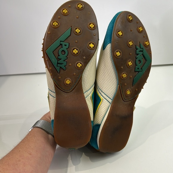 Pony Sneakers Rio Suede Turquoise Sneakers Size 9 - Picture 9 of 10